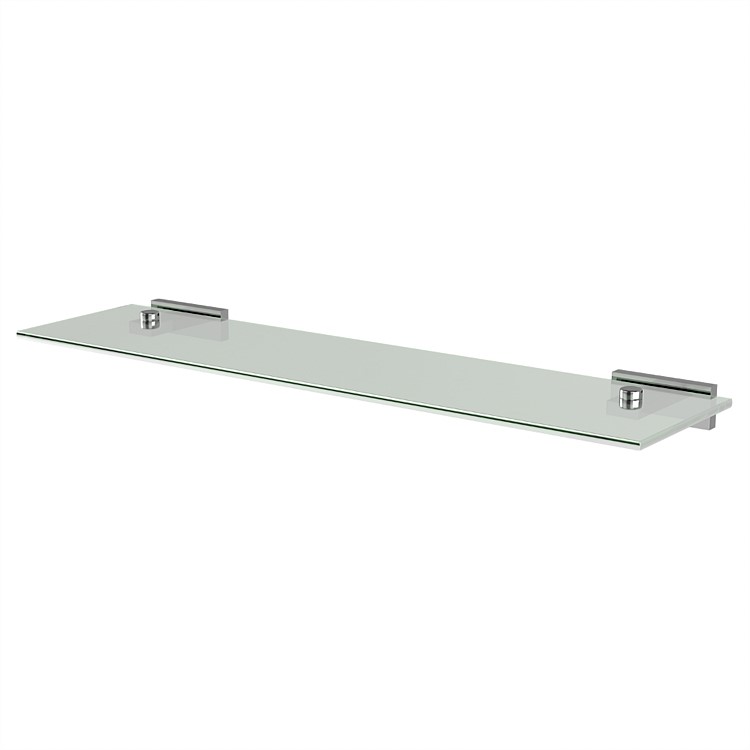 LeVivi Luisa Glass Shelf Chrome