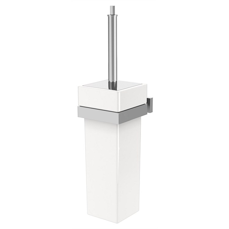 LeVivi Luisa Toilet Brush & Holder Chrome