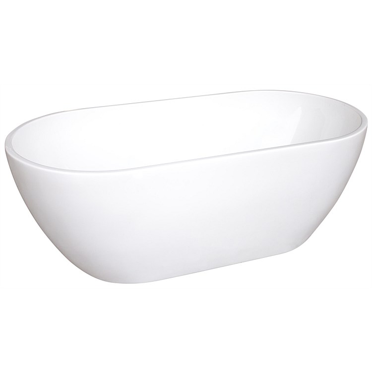 LeVivi Marbella 1590mm Free-Standing Bath White
