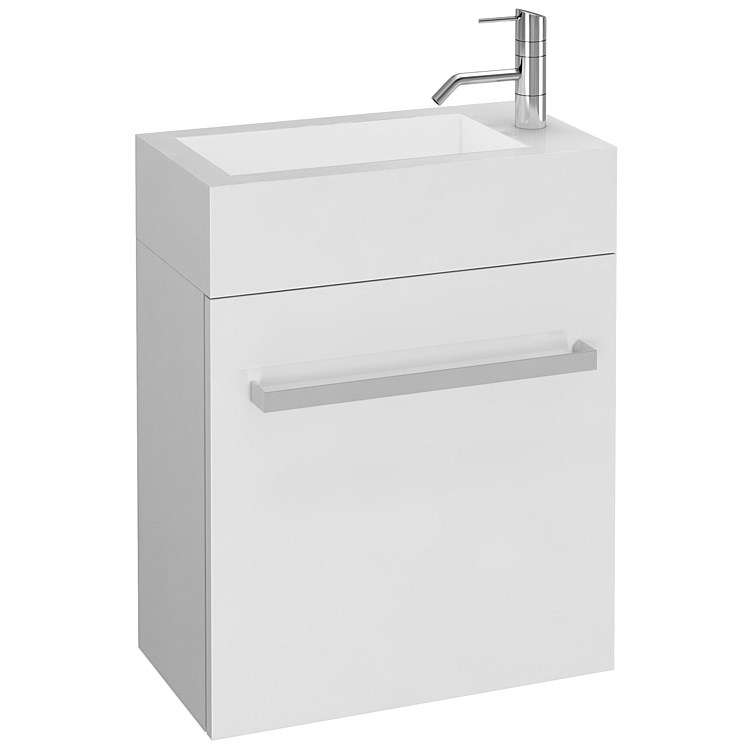 LeVivi Leeds Wall-Hung 400mm Vanity White