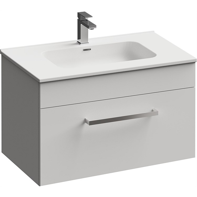 LeVivi York 750mm Wall-Hung Vanity White