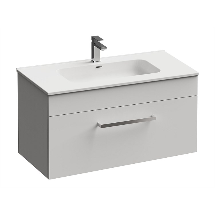 LeVivi York 900mm Wall-Hung Vanity White