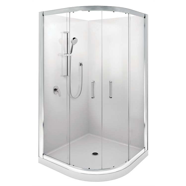 LeVivi Cabris 1000mm Round Shower Enclosure Polished
