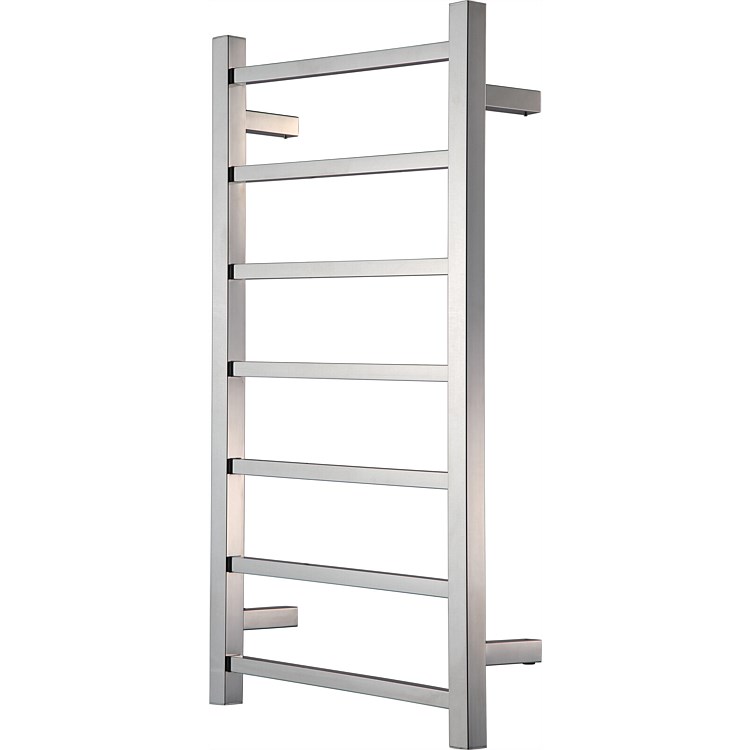 LeVivi Slimline 7 Bar 825mm Square Towel Warmer Stainless Steel