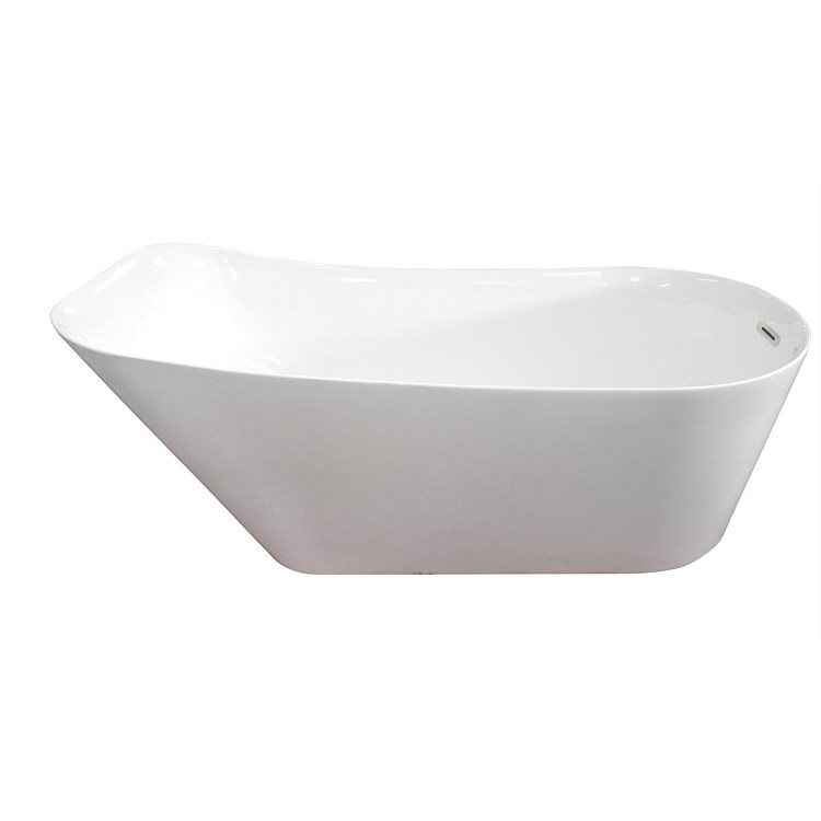 LeVivi York 1600mm Free-Standing Slipper Bath White