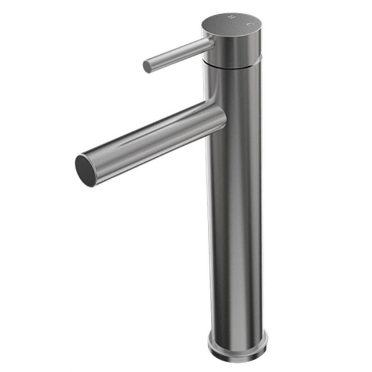LeVivi Aspen Stainless Steel Extended Basin Mixer Gunmetal
