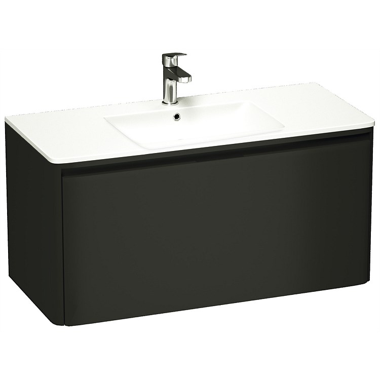 LeVivi Lucca 800mm Wall-hung Vanity Charcoal