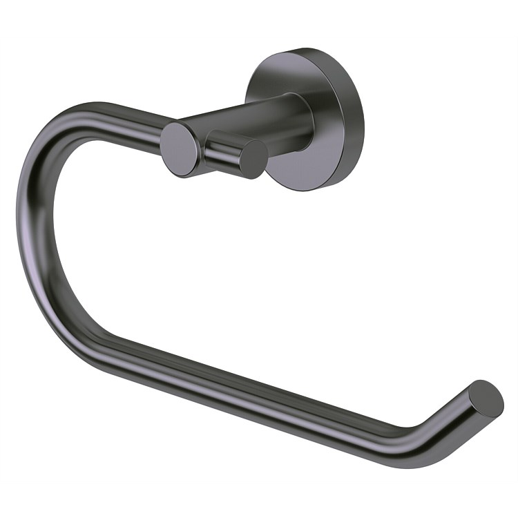 LeVivi Aspen Stainless Steel Towel Ring Gunmetal