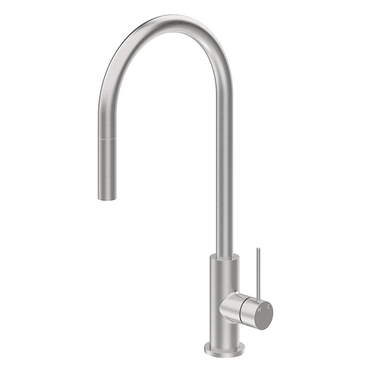 LeVivi Slim Stainless Steel Pull-Down Sink Mixer Stainless Steel