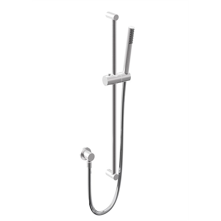 LeVivi Slim Stainless Steel Single Function Slide Shower Stainless Steel