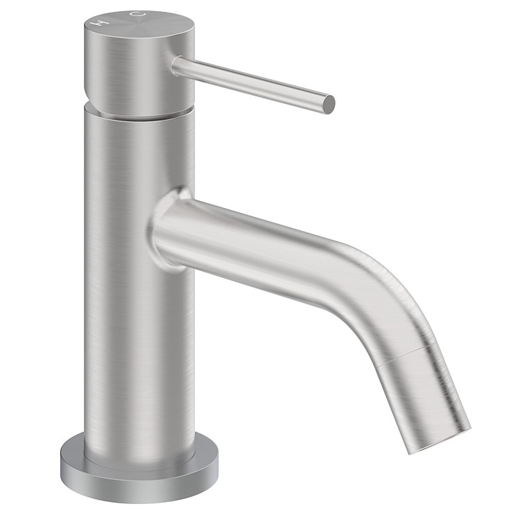 LeVivi Slim Stainless Steel Basin Mixer Stainless Steel