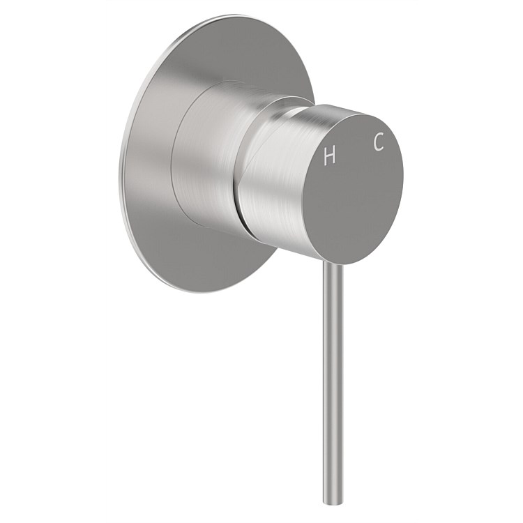 LeVivi Slim Stainless Steel Shower Mixer Stainless Steel