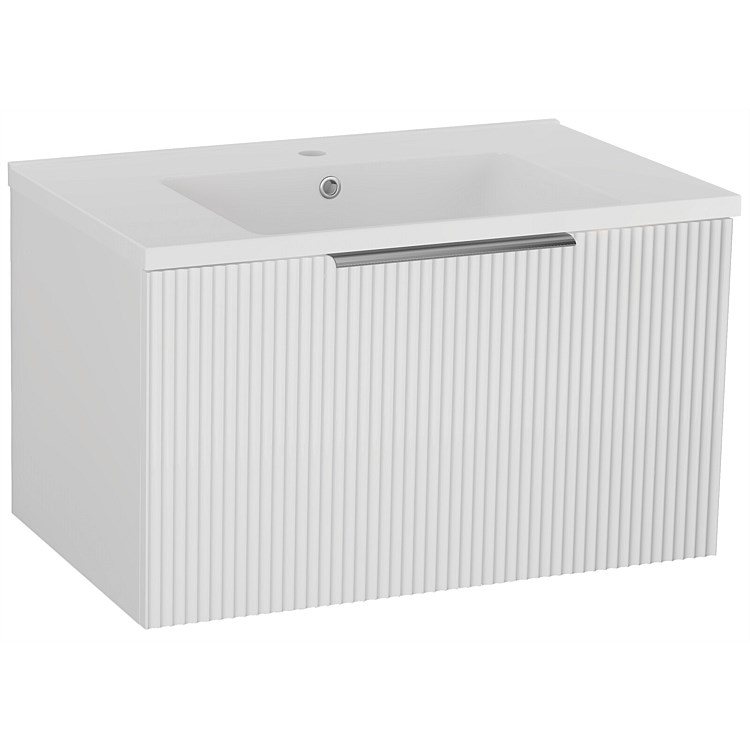 LeVivi Positano Vogue 750mm Wall-Hung Vanity Matt White