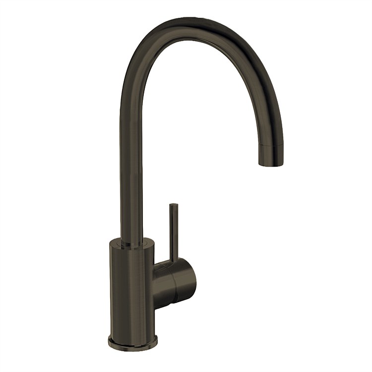 LeVivi Milan Gooseneck Sink Mixer Gunmetal