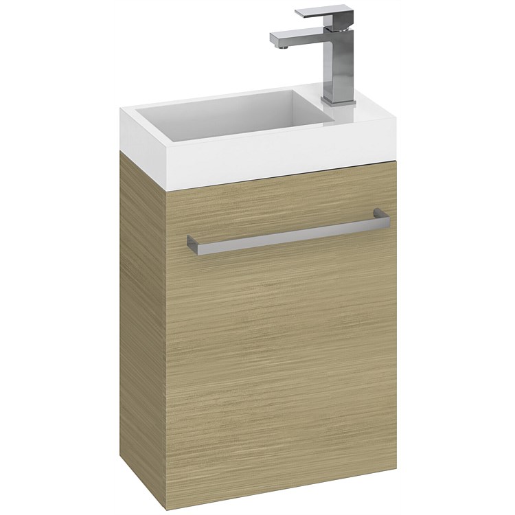 LeVivi Leeds Wall-Hung 400mm Vanity Light Oak