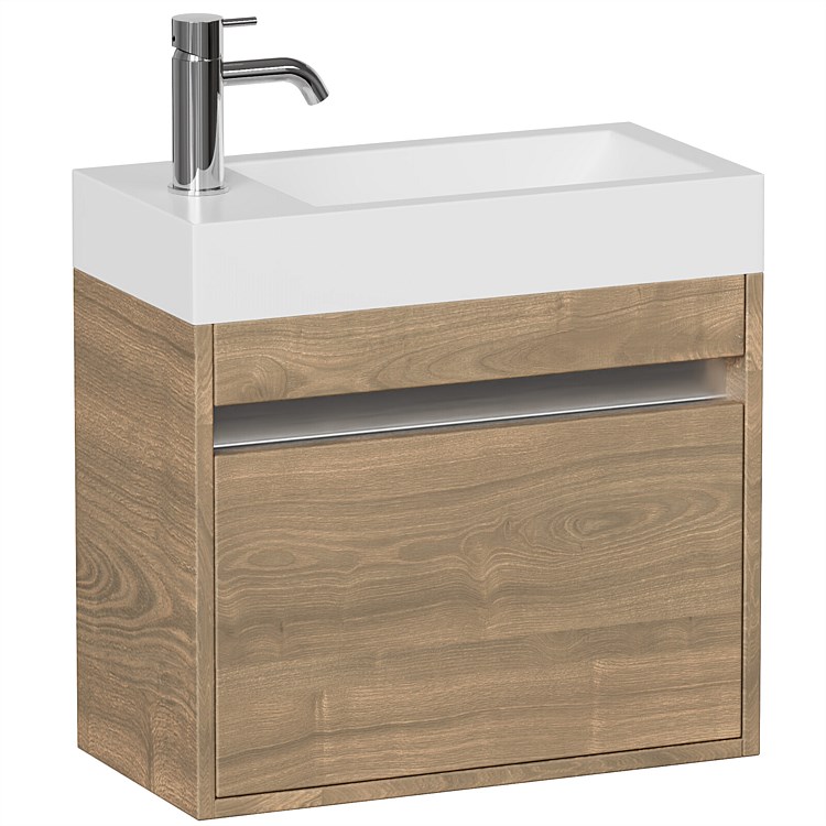 LeVivi Capri 500mm Slim Wall-Hung Vanity Eucalyptus