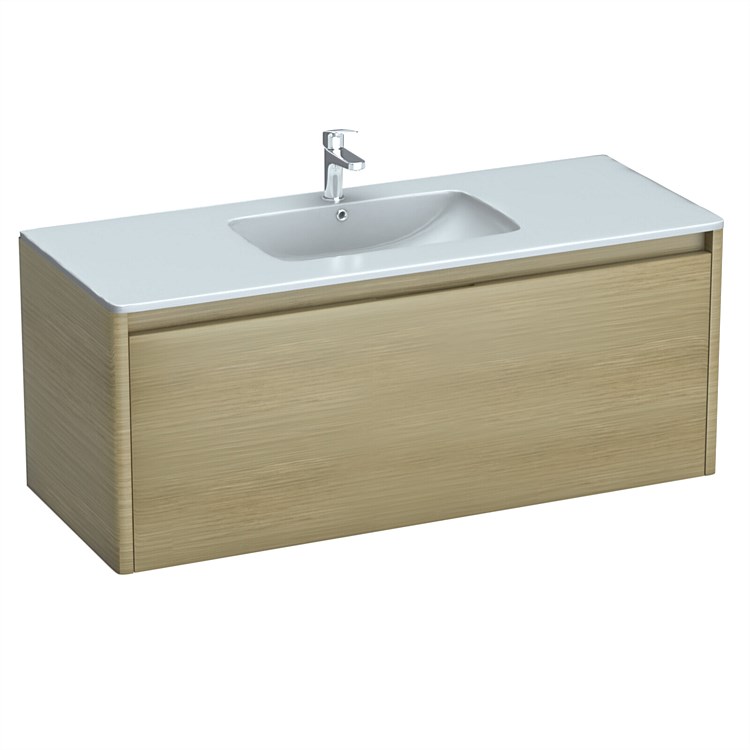 LeVivi Lucca 1200mm Wall-Hung Vanity Light Oak
