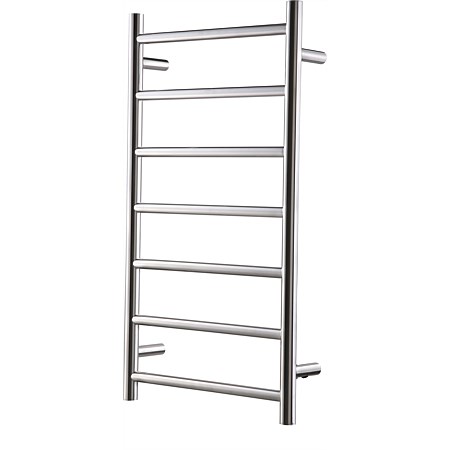 LeVivi Slimline 7 Bar 825mm Round Towel Warmer Stainless Steel