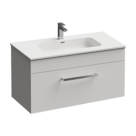 LeVivi York 900mm Wall-Hung Vanity White