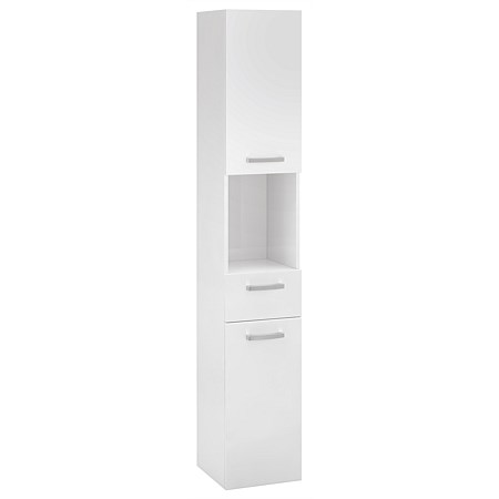 LeVivi Devon 1740mm Wall-Hung Storage Tower White