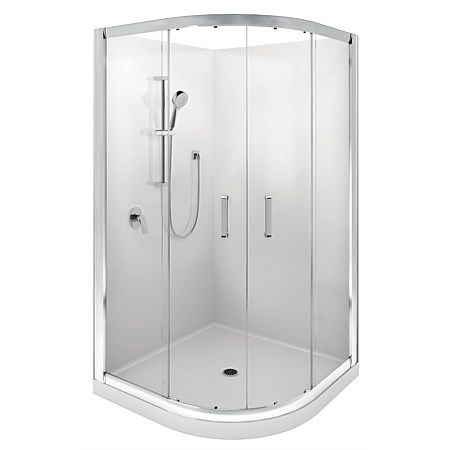 LeVivi Cabris 1000mm Round Shower Enclosure Polished