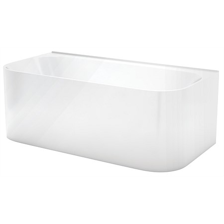 LeVivi Lucca 1800mm Back-To-Wall Bath White