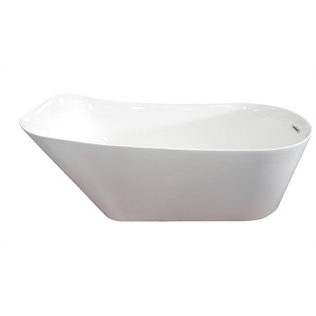 LeVivi York 1600mm Free-Standing Slipper Bath White