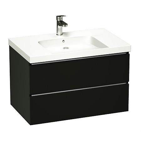 LeVivi Marbella 800mm Wall-Hung Vanity Black