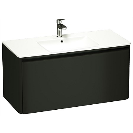 LeVivi Lucca 1000mm Wall-Hung Vanity Charcoal