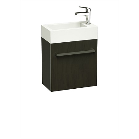 LeVivi Leeds Wall-Hung 400mm Vanity Charred Oak