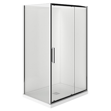 LeVivi Kingston 1200x900mm 2 Sided RH Moulded Shower Enclosure Chrome
