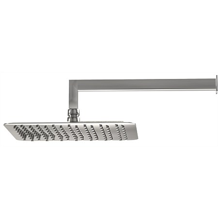 LeVivi 250 Square Wall Mounted Rain Shower with 350mm Arm Stainless Steel