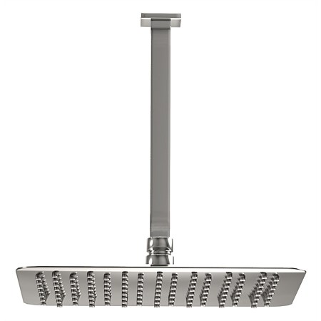 LeVivi 250 Square Ceiling Mounted Rain Shower with 250mm Arm Stainless Steel