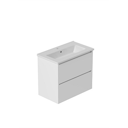 LeVivi Surrey Slim 600mm Wall-hung Vanity White