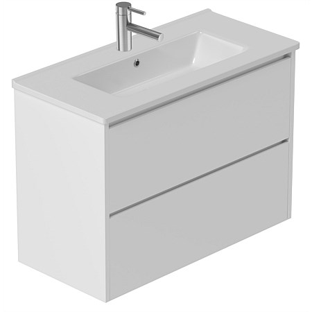 LeVivi Surrey Slim 750mm Wall-hung Vanity White