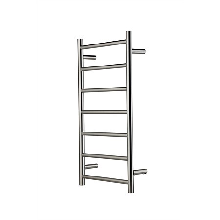 LeVivi 7 Bar 825mm Slim Round Towel Warmer Brushed