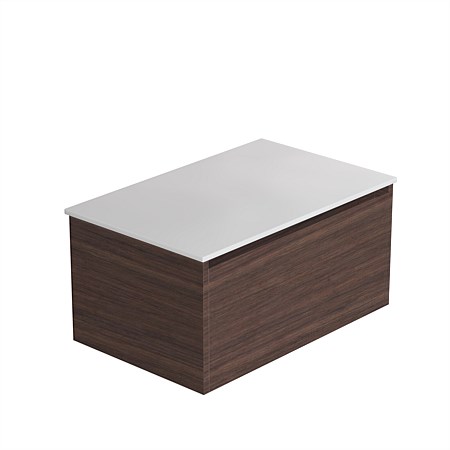 LeVivi Cibolo Prima 750mm Wall-Hung Vanity Walnut